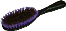 The Purple Ionic Brass/Nylon Brush